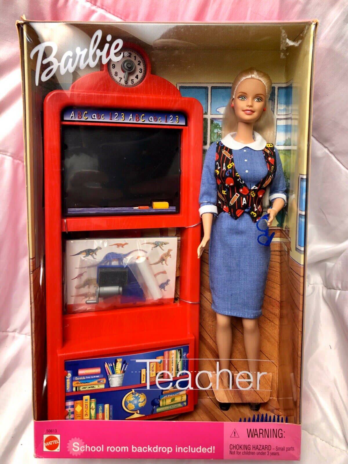 barbie teacher 2000 百变职业 教师 芭比娃娃