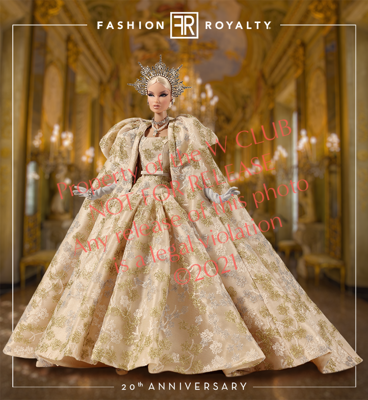 fashion royalty graceful reign vanessa 凡妮莎 皇室礼服fr娃娃
