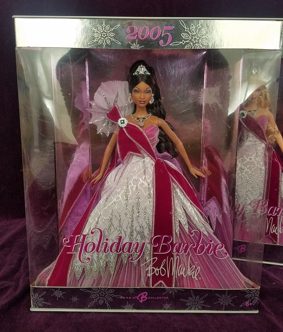 Barbie Holiday Bob Mackie 2005假日礼服黑人珍藏版芭比娃娃