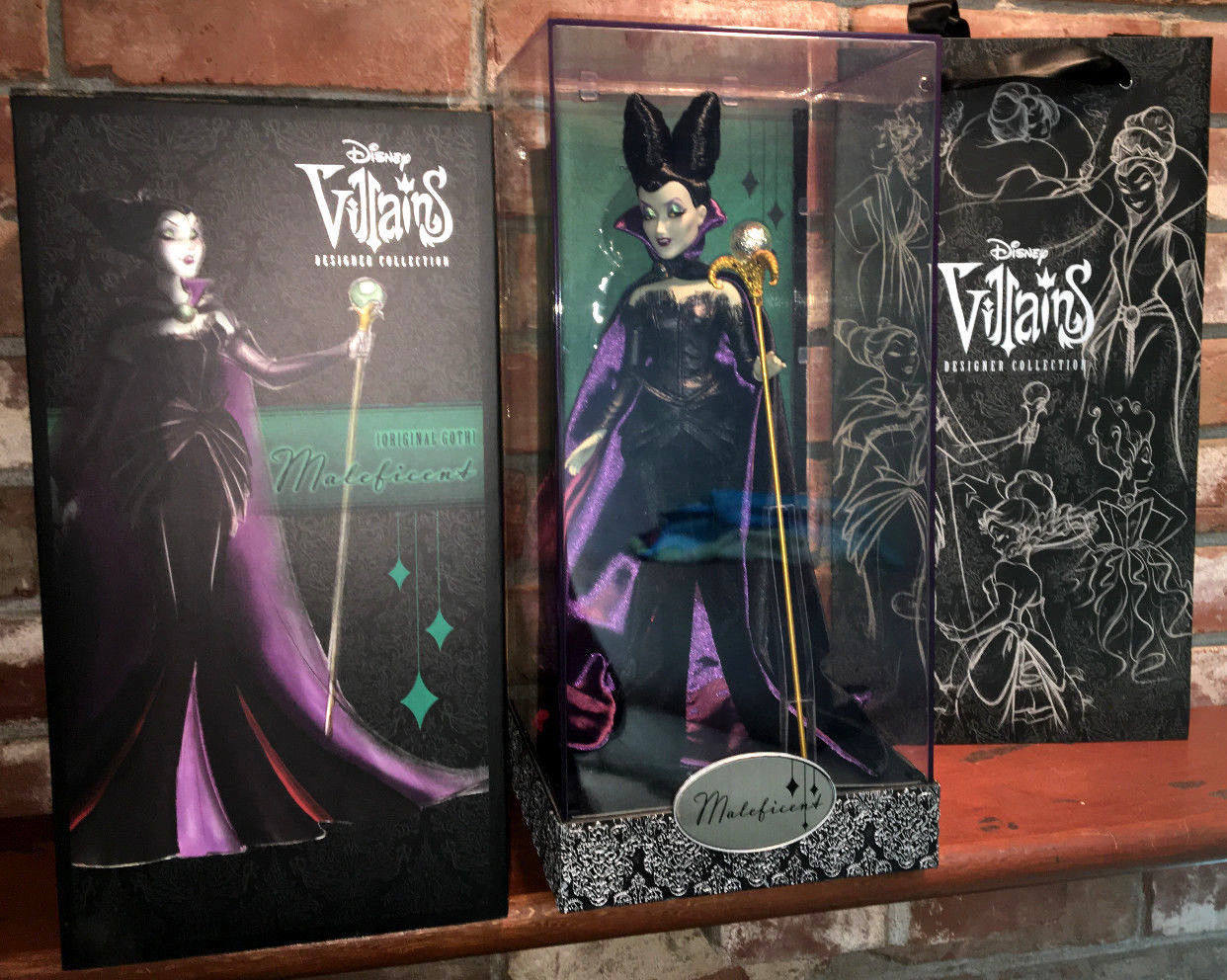 disney designer maleficent 迪士尼女巫 玛林菲森 珍藏版娃娃