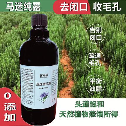 饱和马鞭酮 迷迭香纯露500ml  高浓度提取 清毛孔闭口的死对头包
