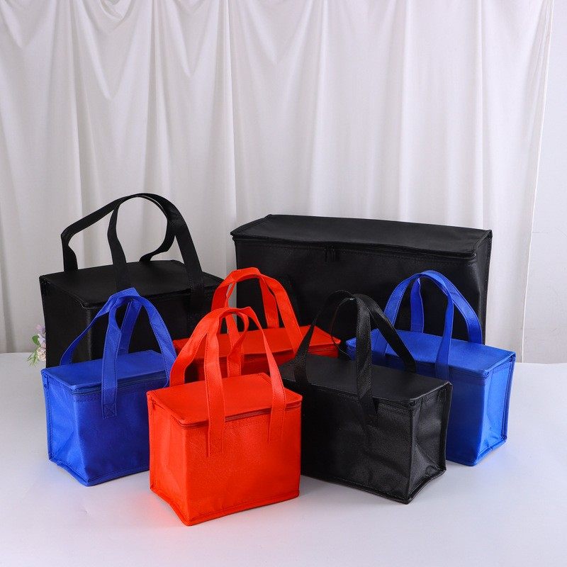 跨境现货无纺布保温包批发户外野餐袋食品快餐外卖保温袋午餐袋,收纳整理,保温包,淘宝优惠券,粉丝福利购,淘宝优惠卷