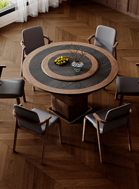 实木麻将机餐桌两用饭桌一体新中式多功能麻将桌全自动家用茶桌