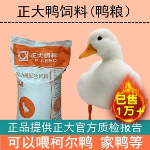 正大小鸭粮饲料正大宠物鸭柯尔鸭子颗粒饲料开口料钓鱼打窝鸭饲料