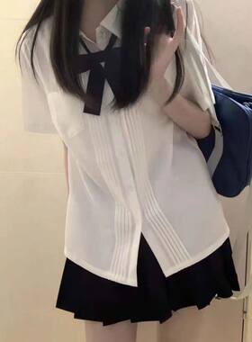 女大童夏季新款学生短袖jk裙套装