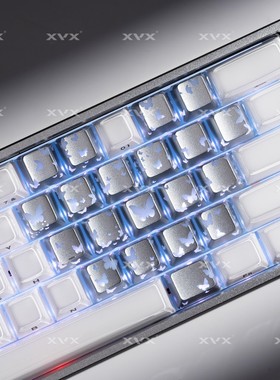 XVX蝴蝶爱心键帽透光适配wooting迈从小蜜蜂前行者ROG美加狮ATK