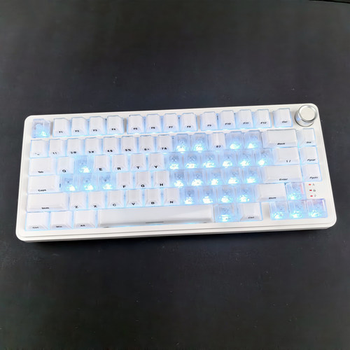 冰碳纹增补键帽侧刻透光适配EV63迈从Ace68夜魔made68 ATKRS6雨75