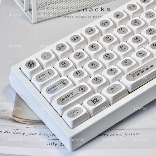 XVX纯白猫眼石键帽适配EZ63迈从Ace68前行者X87狼蛛F98 Alice配列