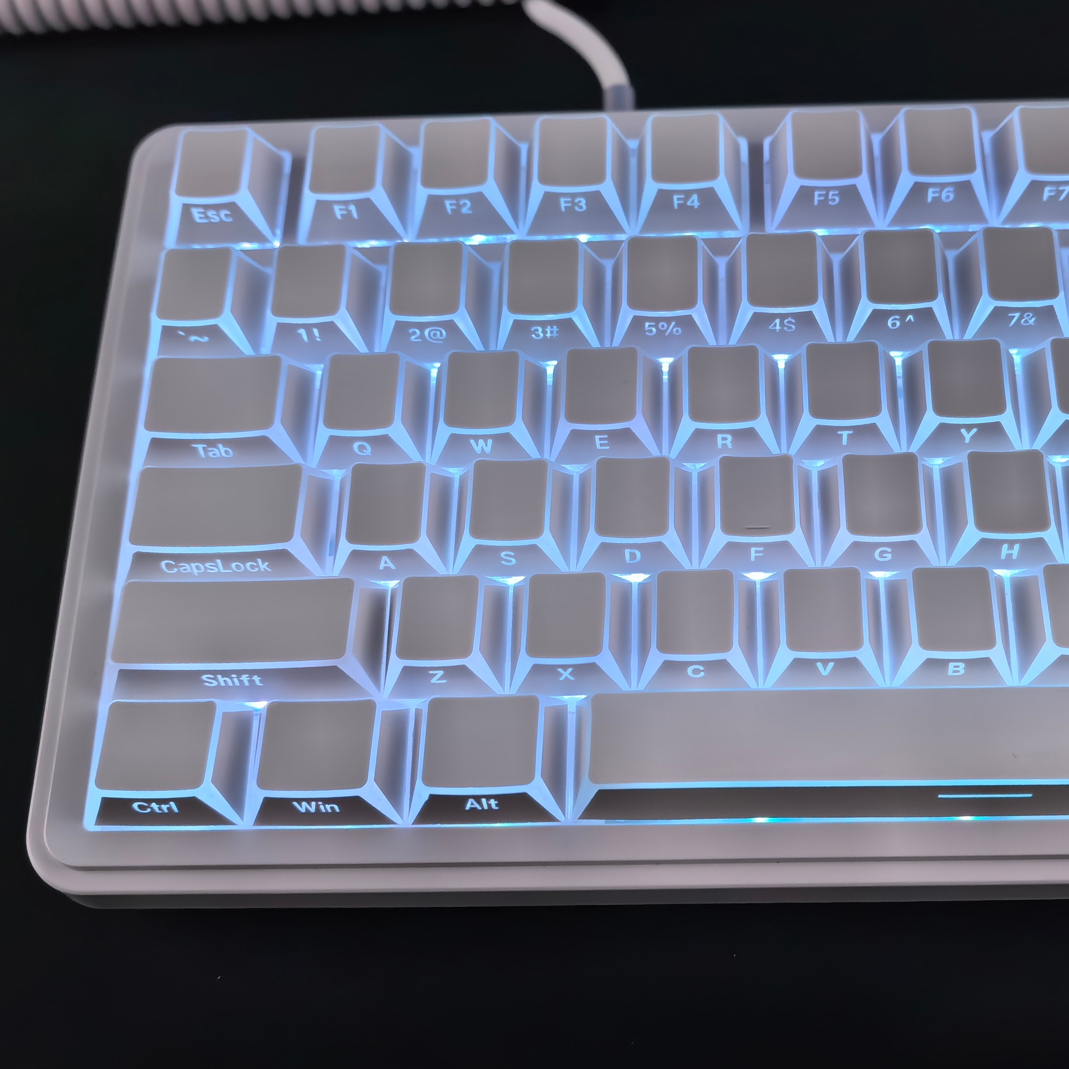 折影3.0键帽侧刻透光适配EV63迈从Ace60/G87小蜜蜂Made68 ATKRS6图片