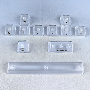 雾透侧刻增补键适配made68迈从Ace68魔导士EV63前行者X87 ATKRS6