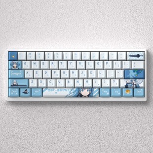 珂朵莉键帽侧刻透光适配迈从Ace68前行者X87 ATKRS6小蜜蜂REAL67