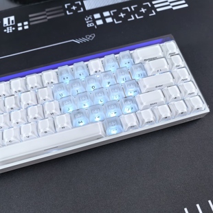 XVX水晶果冻2.0拼雾透爱心键帽适配EV63迈从Ace68 made68 ATKRS6