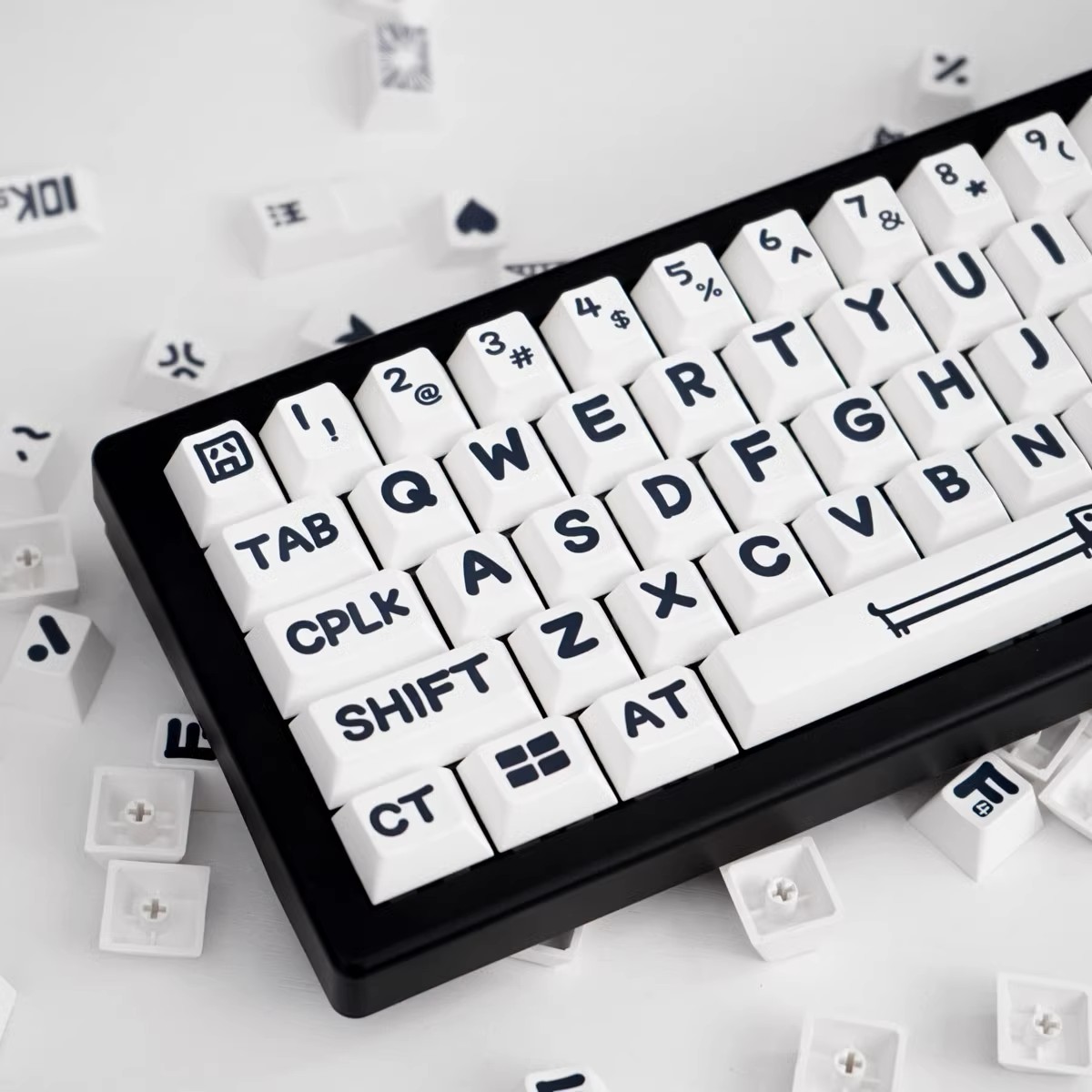 动物派对键帽个性适配美加狮MAD60迈从G87狼蛛hero68艾石头ND63