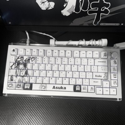 EVA明日香键帽适配wooting迈从Ace68前行者X87美加狮MAD60 EZ63