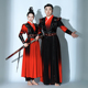 雪龙吟舞蹈演出服中国风打鼓演出服女侠客风九州同舞蹈服剑舞服装