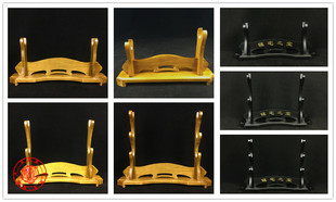 包邮 龙泉 武士刀座 越王剑 秦剑 实木剑架  兵器摆设黑色刀架