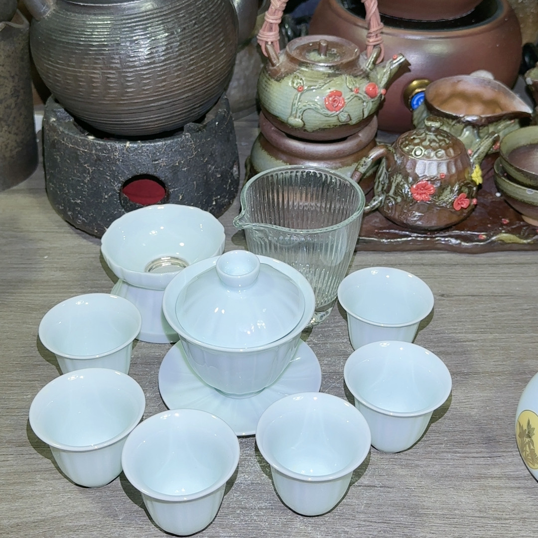 龙泉青瓷茶具套装,餐饮具,煮茶炉,淘宝优惠券,粉丝福利购,淘宝优惠卷