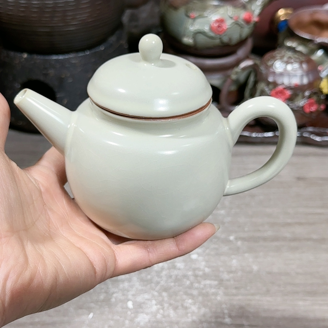 汝窑泡茶壶200毫升,餐饮具,煮茶炉,淘宝优惠券,粉丝福利购,淘宝优惠卷