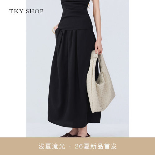 TKYSHOP宽松半身长裙