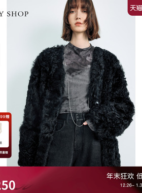 TKY SHOP托斯卡纳皮毛一体外套女秋冬皮草气质高级感保暖冬装外套