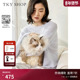 TKY 毛衣女气质休闲上衣 慵懒风薄款 SHOP圆领宽松针织衫 女春秋新款