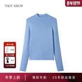 毛针织衫 10I1MA02P042 SHOP半高领毛套衫 2025冬新款 商场同款 TKY