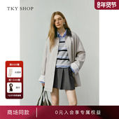 职场通勤外套10I1BA03L031 SHOP风衣外套2025秋新款 商场同款 TKY