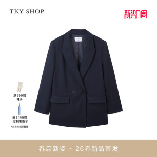 口撞色一手长便西2026春新款 SHOP袖 TKY 10J1CA00A101 商场同款