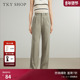 气质长裤 TKY 宽松显瘦直筒裤 时尚 SHOP简约通勤休闲裤 女春夏新款