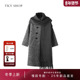 毛呢外套10I1GA04R167 SHOP双面呢围巾大衣女中长款 商场同款 TKY