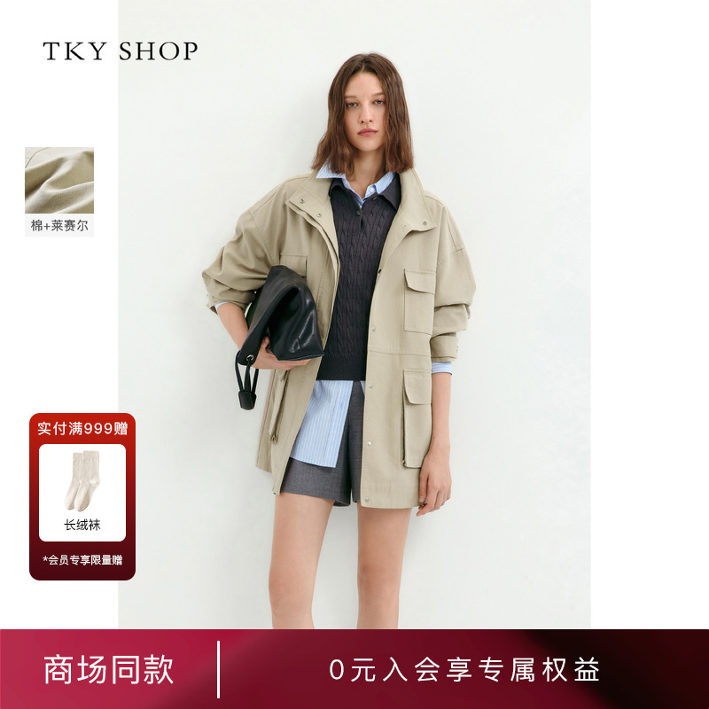TKYSHOP巴恩风休闲工装外套
