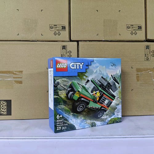 LEGO乐高60447城市系列4x4山地越野车儿童 拼搭积木玩具礼物生日