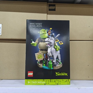 LEGO乐高怪物史瑞克、驴子和穿靴子的猫72423拼插积木玩具礼物玩