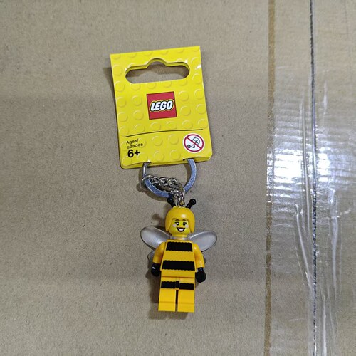 乐高LEGO 抽抽乐 蜜蜂女孩人仔 853572 钥匙链 书包挂件钥匙扣