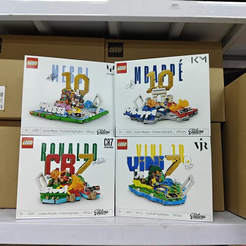 LEGO乐高C罗43012梅西43011姆巴佩43013维尼修斯43027积木世界杯