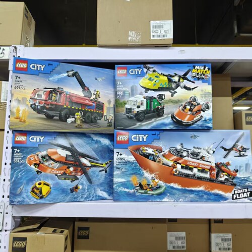 LEGO乐高城市积木玩具60505/60502/60503/60504/60499机场消防车