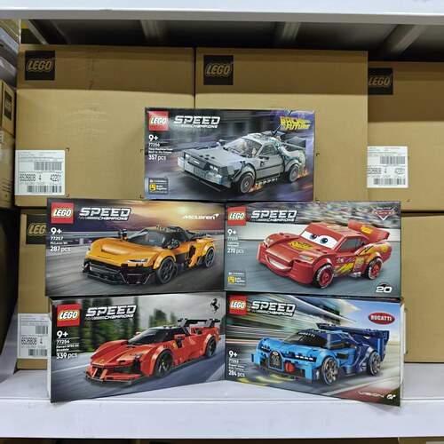 LEGO乐高77252/77256未来77253布加迪77254法拉利77255麦昆77257