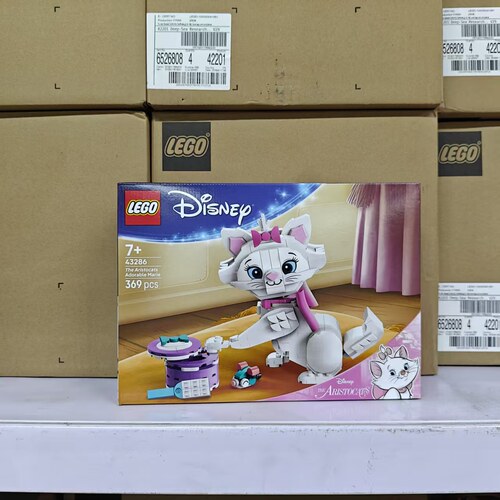 LEGO乐高公主43286猫儿历险记萌萌玛丽猫迪尼女孩积木礼物生日