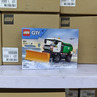 LEGO乐高CITY城市组60490多功能除雪车拼插积木玩具礼物摆件生日