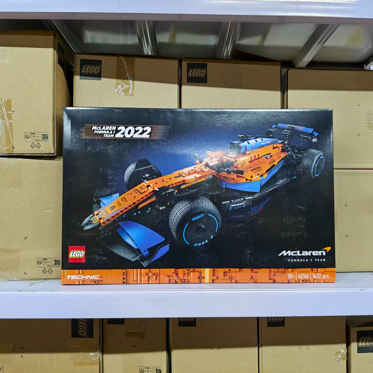 LEGO乐高机械组迈凯轮F1赛车汽车42141模型拼搭积木玩具礼物摆件