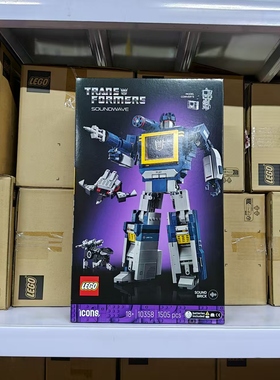 LEGO乐高10358变形金刚声波机器人模型ICONS男女孩拼搭积木礼物