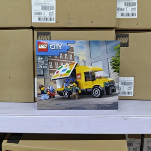 LEGO乐高城市city乐高运输面包车60500儿童拼搭积木玩具礼物摆件