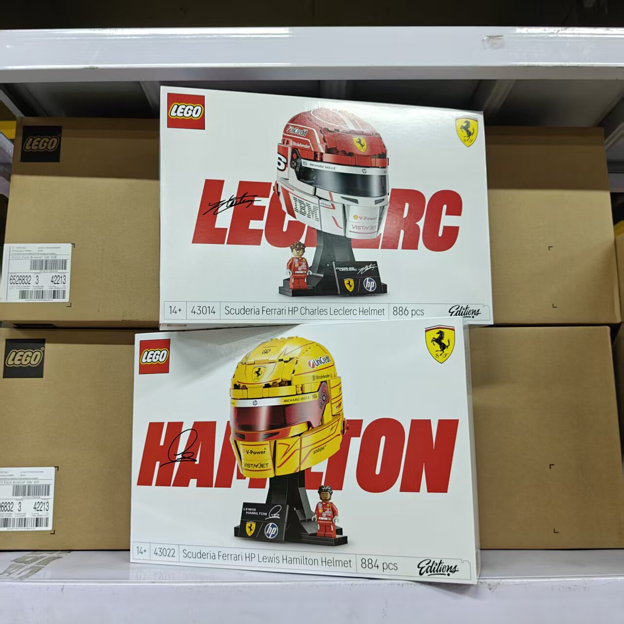 【现货】LEGO乐高法拉利汉密尔顿头盔43022勒克莱尔43014积木玩具图片