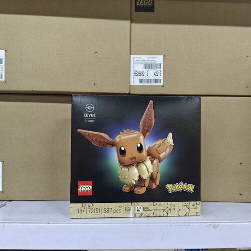 LEGO乐高伊布宝可梦联名72151伊布宠物小精灵拼搭积木玩具礼物