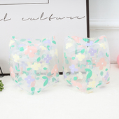 小花手臂圈透明网红ins儿童成人游泳胳膊水袖 小清新 充气浮袖