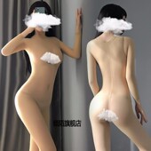 性感内衣透明开档丝袜连体网衣大码 光滑全身打底全身袜超薄