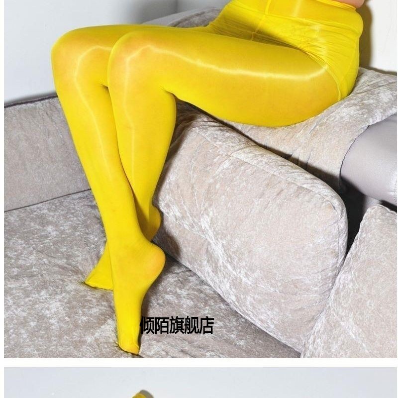 男女连裤袜912针油亮8D打底袜 开裆丝袜连裤打底袜情侣同款袜