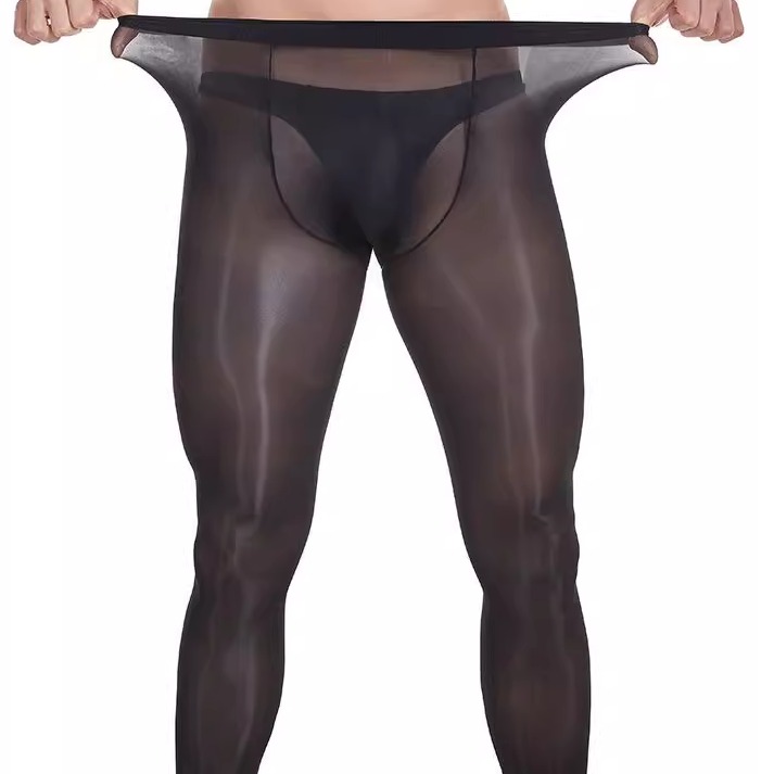 大码无痕油光连裤袜薄款