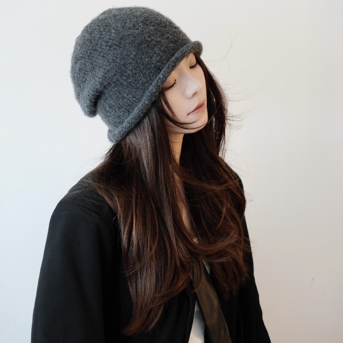 百搭加大加宽显脸小冷帽帽子女