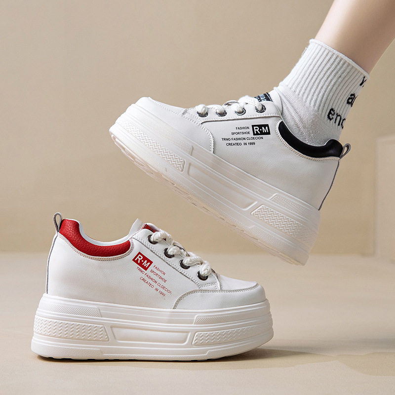 今年流行特惠内增高女鞋9CM松糕厚底2026春秋款真皮小码小白鞋女,女鞋,时尚休闲鞋,淘宝优惠券,粉丝福利购,淘宝优惠卷